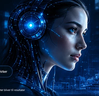 PIA som futuristisk digital assistent – udsnit af godkendt designreference